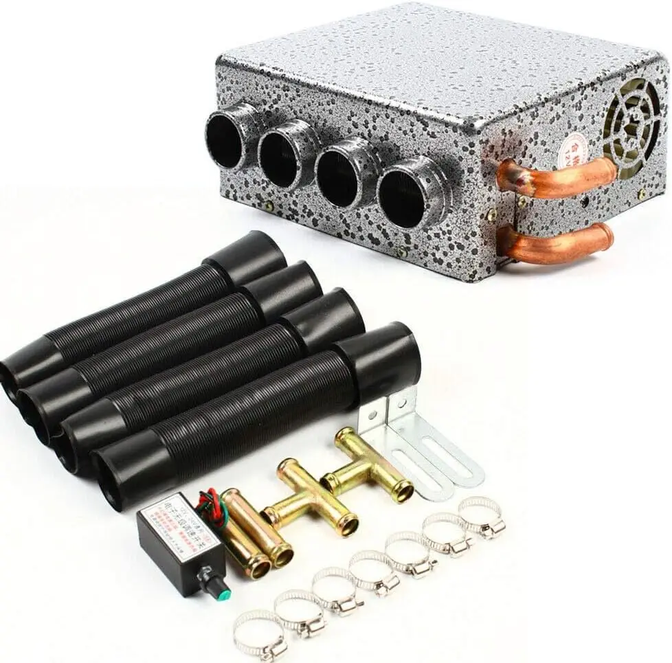 12V 8A Universal Auto Car Heater - 4-Hole Outlet, Pure Copper Turbo Dual-Wheel Motor, Fast Heating&Stepless Control for Cars
12V 8A Universal Auto Car Heater - 4-Hole Outlet, Pure Copper Turbo Dual-Wheel Motor, Fast Heating&Stepless Control for Cars