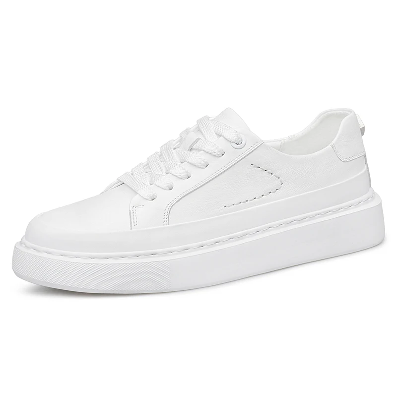 Men's Elevate Height Thick Sole Lightweight Genuine Leather Casual Shoes Solid Color Breathable Cushioning Non-slip Male Sneaker
Men's Elevate Height Thick Sole Lightweight Genuine Leather Casual Shoes Solid Color Breathable Cushioning Non-slip Male Sneaker