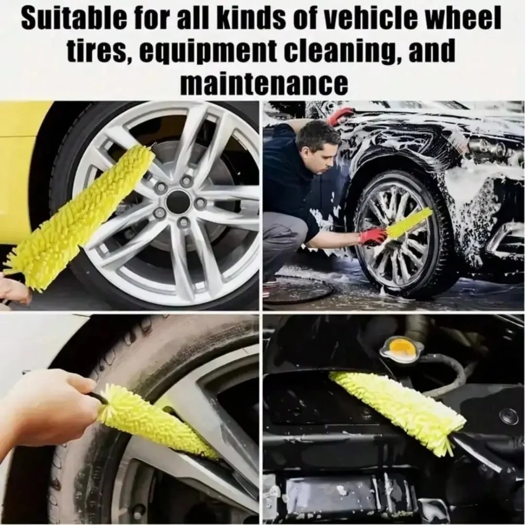 Car Wheel Cleaner Brush Soft Microfiber Non-Scratch Sponge Brush, Highly Water-Absorbent Tire Gap Cleaning Tool, for Car Rims/Steel Rims/Vehicle Detailing, Auto Accessories Car Cleaning Supplies
Car Wheel Cleaner Brush Soft Microfiber Non-Scratch Sponge Brush, Highly Water-Absorbent Tire Gap Cleaning Tool, for Car Rims/Steel Rims/Vehicle Detailing, Auto Accessories Car Cleaning Supplies