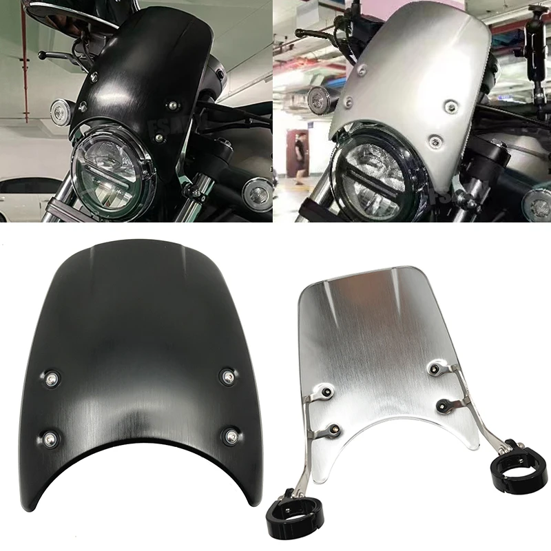 CMX300 CMX500 Aluminum Motorcycle Windscreen Windshield Wind Screen Shield Deflector For Honda CMX 300 CMX 500 2017-2023
CMX300 CMX500 Aluminum Motorcycle Windscreen Windshield Wind Screen Shield Deflector For Honda CMX 300 CMX 500 2017-2023