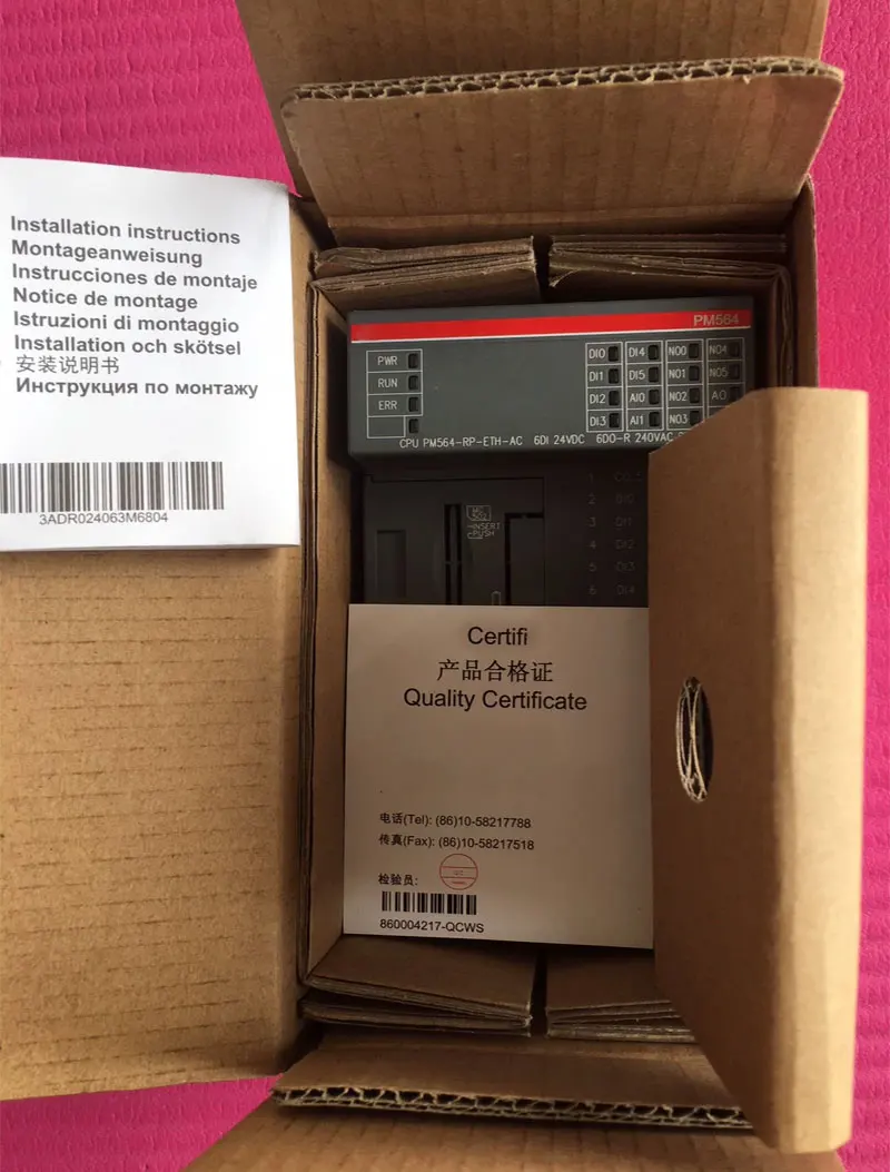 100% brand new PM564-RP-ETH-AC Warranty One-year
100% brand new PM564-RP-ETH-AC Warranty One-year