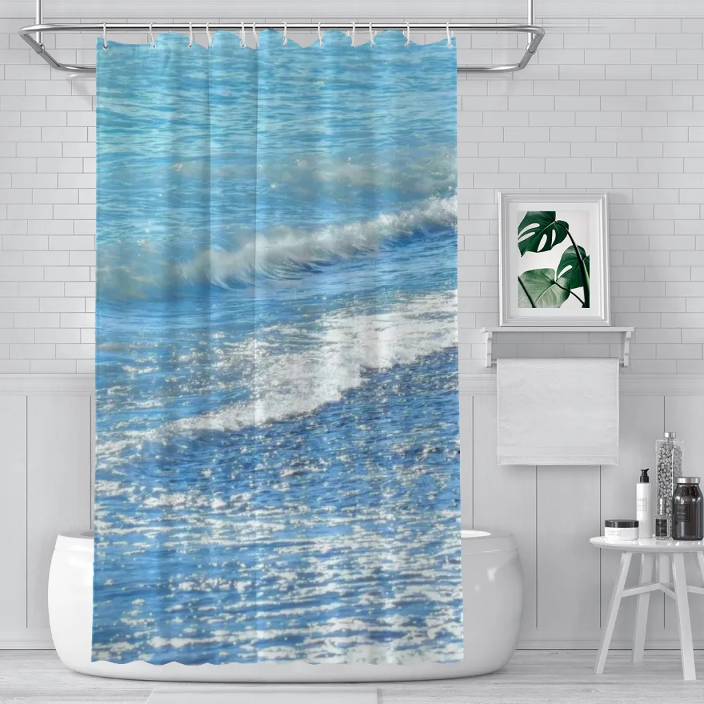 Modern 3D Printing Seaside Shower Curtain Landscape Bath Curtain With Hooks for Bathroom waterproof scenery
Modern 3D Printing Seaside Shower Curtain Landscape Bath Curtain With Hooks for Bathroom waterproof scenery
