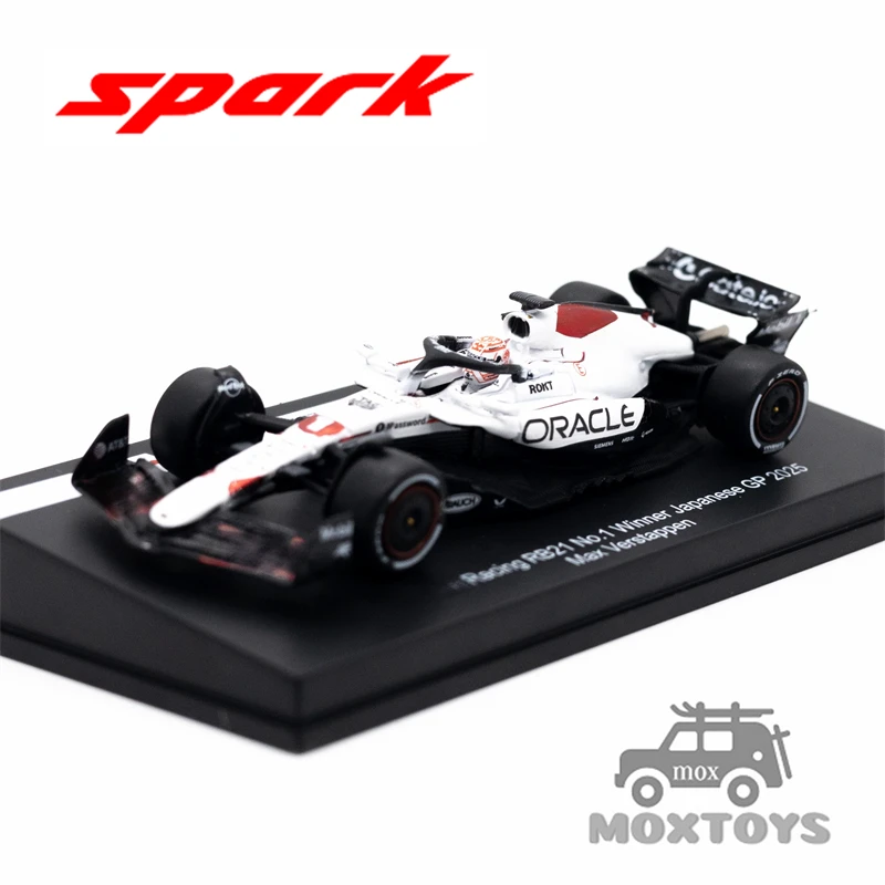 Spark 1:64 RB RACING RB21 NO.1 ORACLE WINNER JAPANESE GP2025 Diecast Model Car
Spark 1:64 RB RACING RB21 NO.1 ORACLE WINNER JAPANESE GP2025 Diecast Model Car