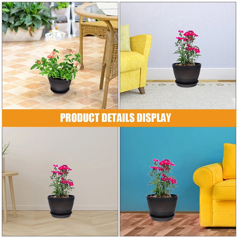 Retro Style Plastic Planter Bucket Vegetable Container Pp Material Outdoor Garden Barrel Wine Planter Flower Pot For Succulents
Retro Style Plastic Planter Bucket Vegetable Container Pp Material Outdoor Garden Barrel Wine Planter Flower Pot For Succulents