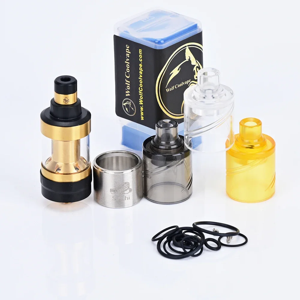 Wolfcoolvape MTL RTA Style Kayfun V6 Atomizer Top Filling Vape Tank with Bell Cap for Rebuildable Vaping Mod Accessories
Wolfcoolvape MTL RTA Style Kayfun V6 Atomizer Top Filling Vape Tank with Bell Cap for Rebuildable Vaping Mod Accessories
