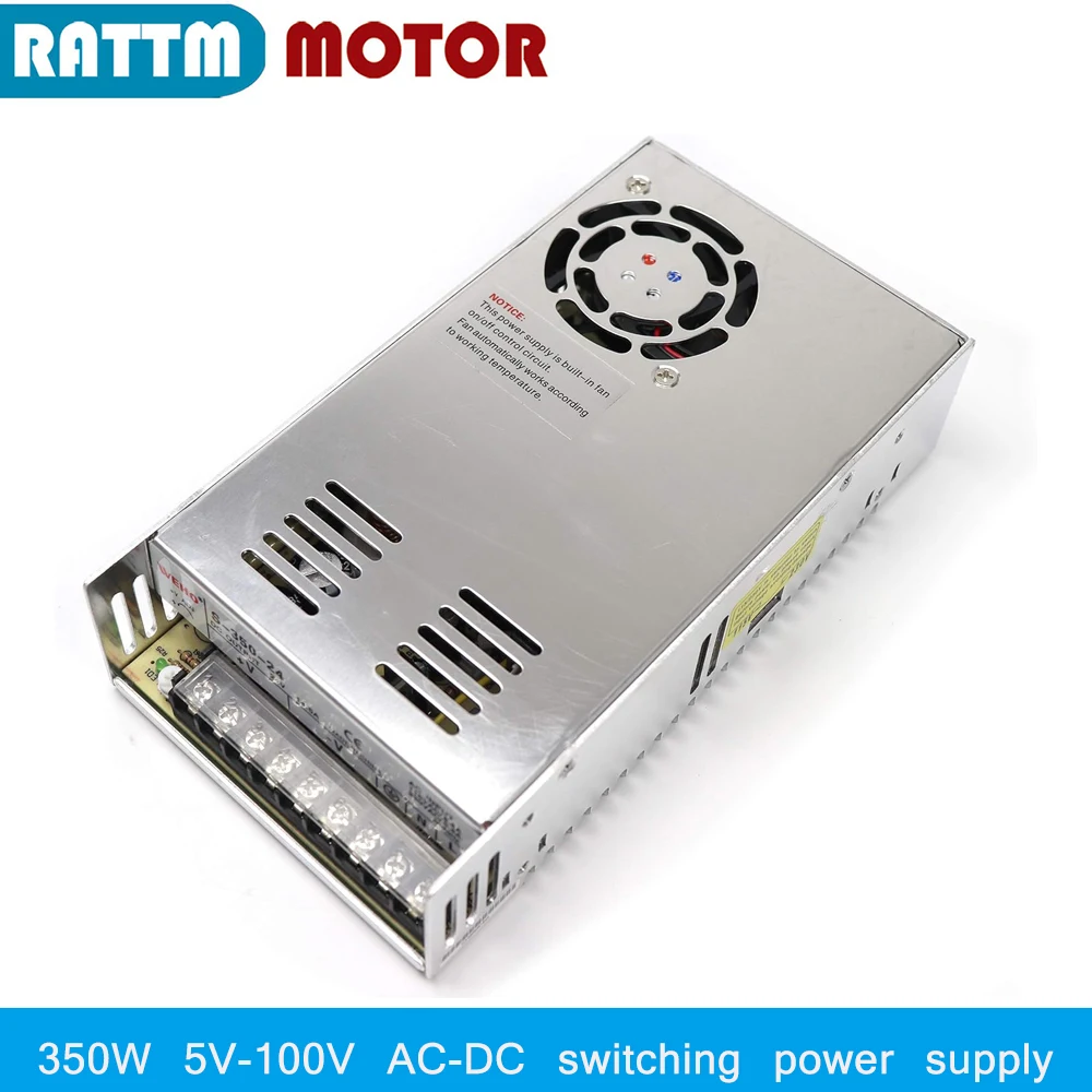 CNC accessories Part DC Switch Power Supply 350W 5V~100V AC to DC Power Single Output
CNC accessories Part DC Switch Power Supply 350W 5V~100V AC to DC Power Single Output