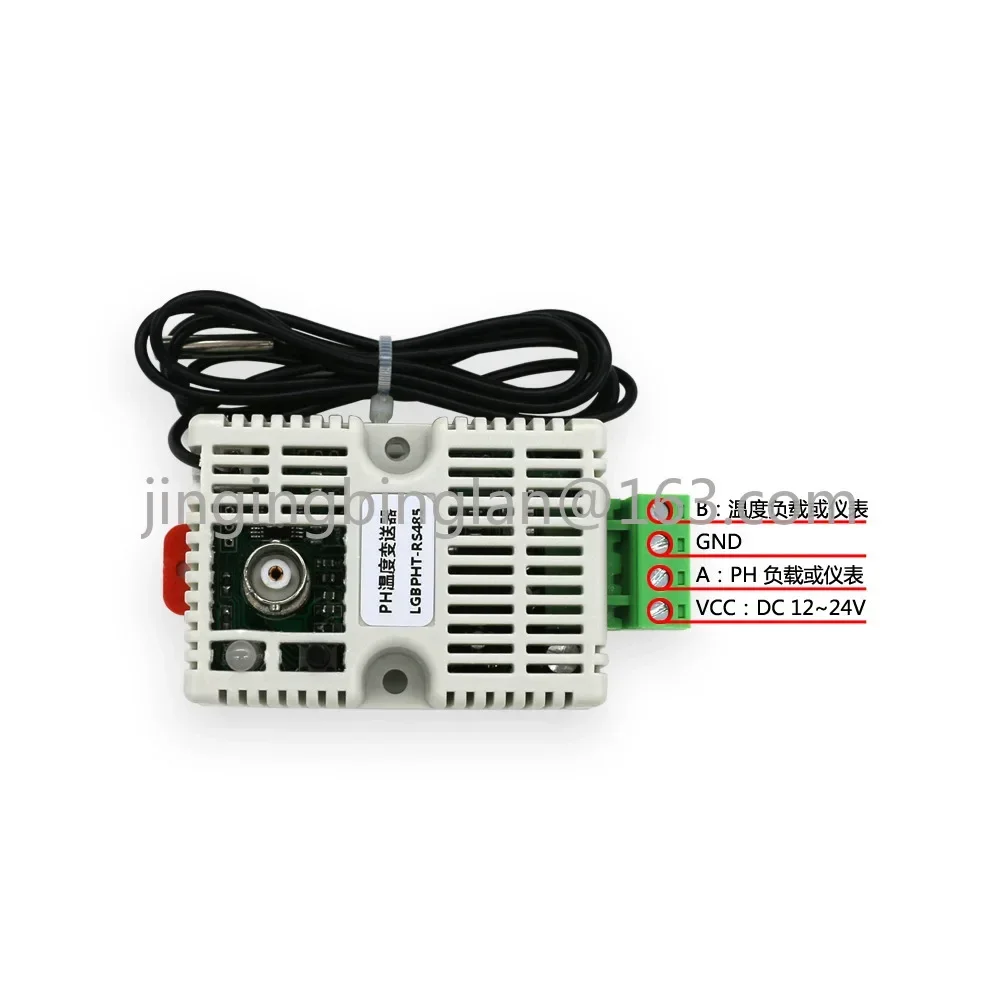 Aa*pH Temperature Transmitter Voltage 4-20mA RS485 Output Water Quality Environmental Protection Environmental Detection Sensor
Aa*pH Temperature Transmitter Voltage 4-20mA RS485 Output Water Quality Environmental Protection Environmental Detection Sensor