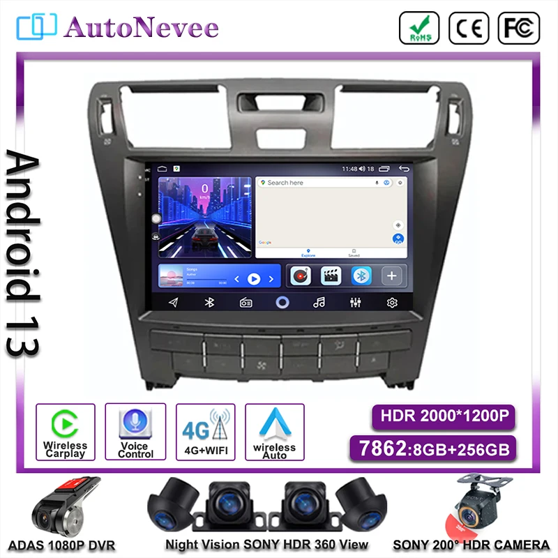 Android 13 для Lexus LS460 LS600H XF40 4 lV 2006 - 2012 мультимедийный автомобильный плеер Авторадио Навигация GPS стерео 2din DVD BT
Android 13 для Lexus LS460 LS600H XF40 4 lV 2006 - 2012 мультимедийный автомобильный плеер Авторадио Навигация GPS стерео 2din DVD BT