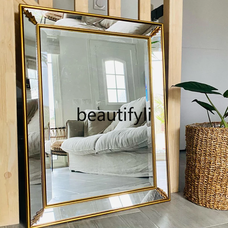 American bathroom washstand square wall-mounted mirror cosmetic mirror European bathroom mirror
American bathroom washstand square wall-mounted mirror cosmetic mirror European bathroom mirror