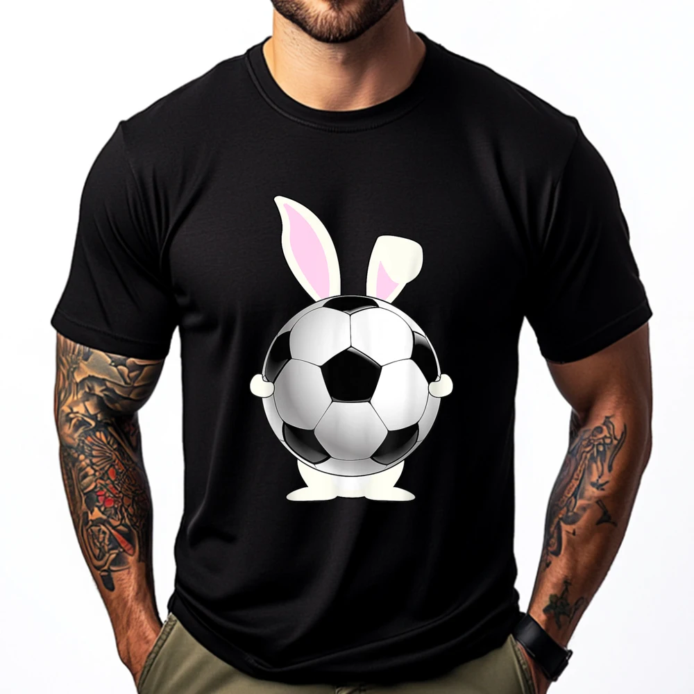 Bunny Easter Soccer Ball Easter Sports Graphic T Shirts Men Clothes Luxury Street Wear T Shirt Student Classic Tops Design
Bunny Easter Soccer Ball Easter Sports Graphic T Shirts Men Clothes Luxury Street Wear T Shirt Student Classic Tops Design