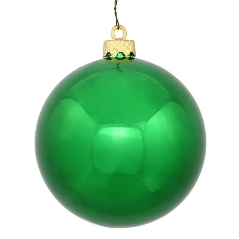 Christmas Tree Decoration 12 Pack Emerald Shiny Ball Ornament Shatterproof UV Resistant Plastic Glossy Finish Floral Wire Loop
Christmas Tree Decoration 12 Pack Emerald Shiny Ball Ornament Shatterproof UV Resistant Plastic Glossy Finish Floral Wire Loop