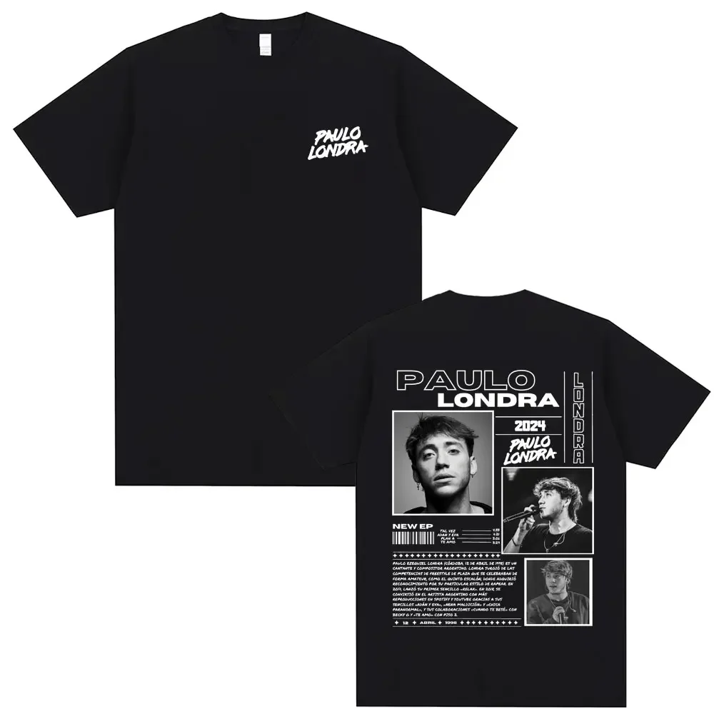 Famous Rapper Paulo Londra T Shirts Men Women Fashion Hip Hop Oversized T-shirts Mens Casual Cotton T-shirt Male Tops Streetwear
Famous Rapper Paulo Londra T Shirts Men Women Fashion Hip Hop Oversized T-shirts Mens Casual Cotton T-shirt Male Tops Streetwear
