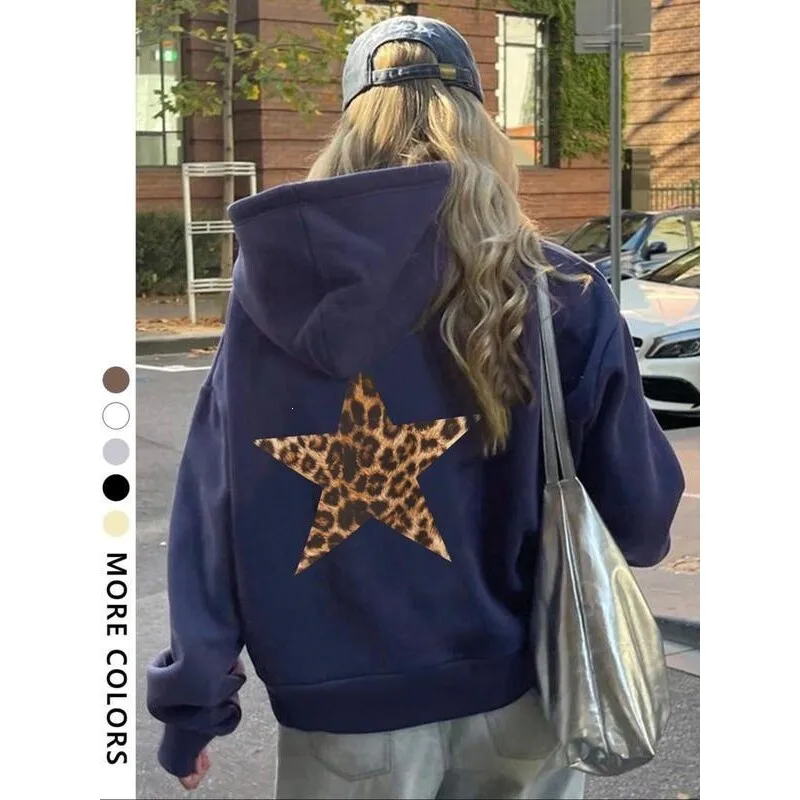 Leopard Star Hoodie Women's Fashion Spring 2026 Non-shrinking Star Patterned Sweatshirt Cross-Border Animal Print Clothing
Leopard Star Hoodie Women's Fashion Spring 2026 Non-shrinking Star Patterned Sweatshirt Cross-Border Animal Print Clothing
