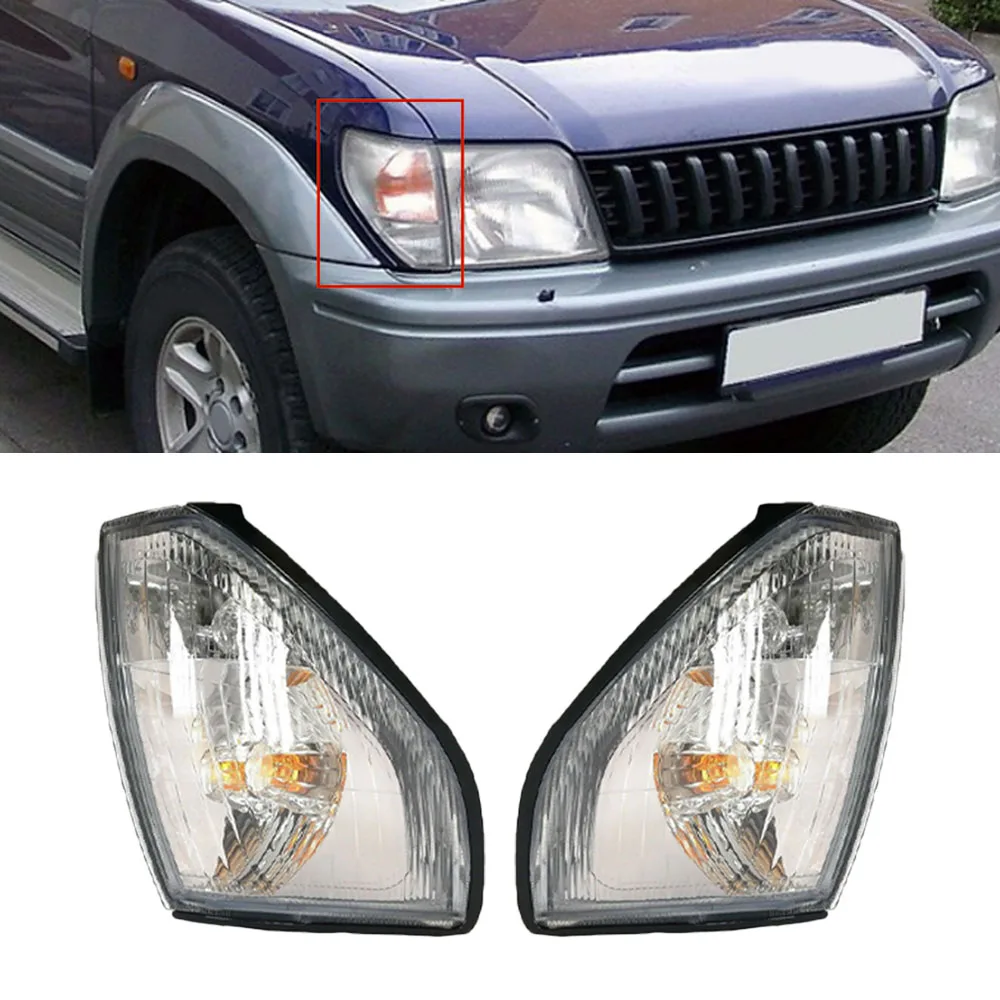 81520-60340 81510-60470 Turn Lights For TOYOTA LAND CRUISER FJ90 LJ95 Prado Corner Turn Signal Light Indicator Light Car Parts
81520-60340 81510-60470 Turn Lights For TOYOTA LAND CRUISER FJ90 LJ95 Prado Corner Turn Signal Light Indicator Light Car Parts