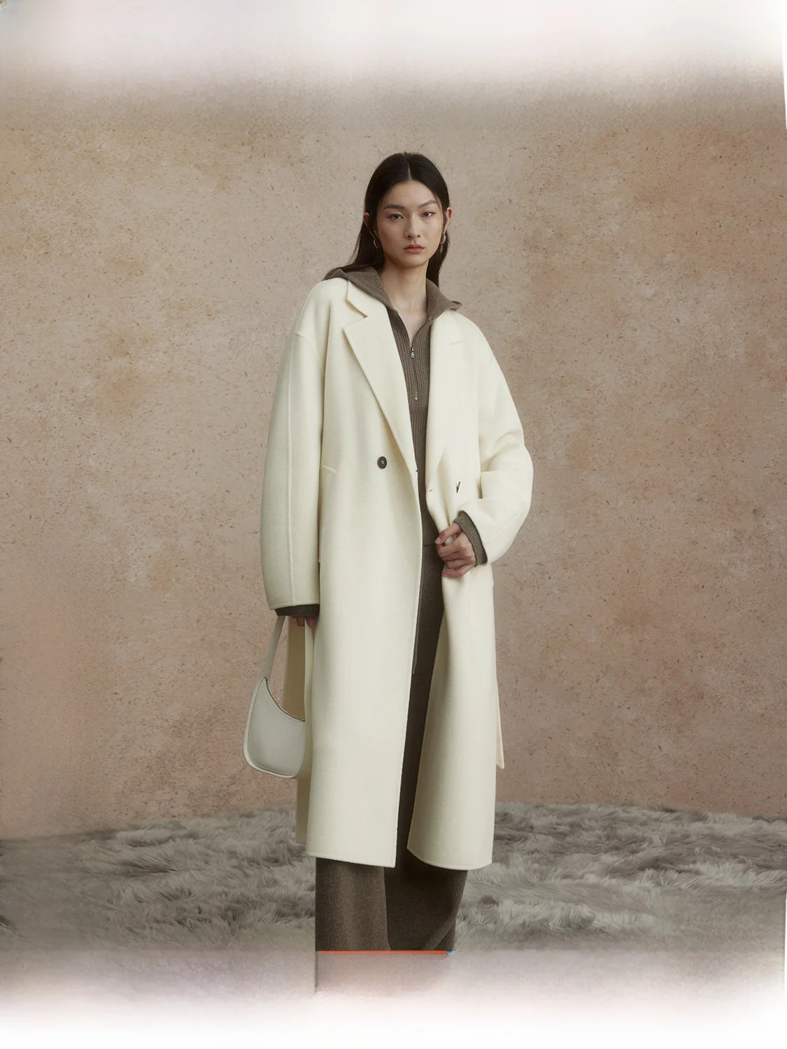 ZhiZhi Australian Sheep Cashmere Woolen Coat Long Elegant Women's Style Commute Simple Design Pure E-commerce Long Sleeve
ZhiZhi Australian Sheep Cashmere Woolen Coat Long Elegant Women's Style Commute Simple Design Pure E-commerce Long Sleeve