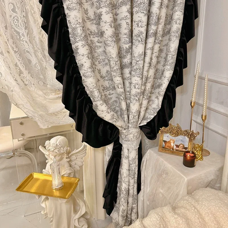 Curtain In Living Room Retro Luxury Romantic Home Decoration IG Bedroom Balcony Translucent Window Screening Sunblind Cortinas
Curtain In Living Room Retro Luxury Romantic Home Decoration IG Bedroom Balcony Translucent Window Screening Sunblind Cortinas