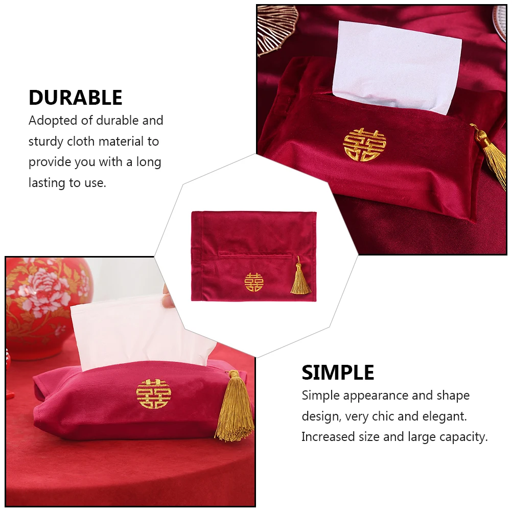 1Pcs Wedding Tissue Bag Elegant Cloth Napkin Pouch Desktop Paper Towel Storage Decorative Holder Chinese Wedding Tissue Bag
1Pcs Wedding Tissue Bag Elegant Cloth Napkin Pouch Desktop Paper Towel Storage Decorative Holder Chinese Wedding Tissue Bag