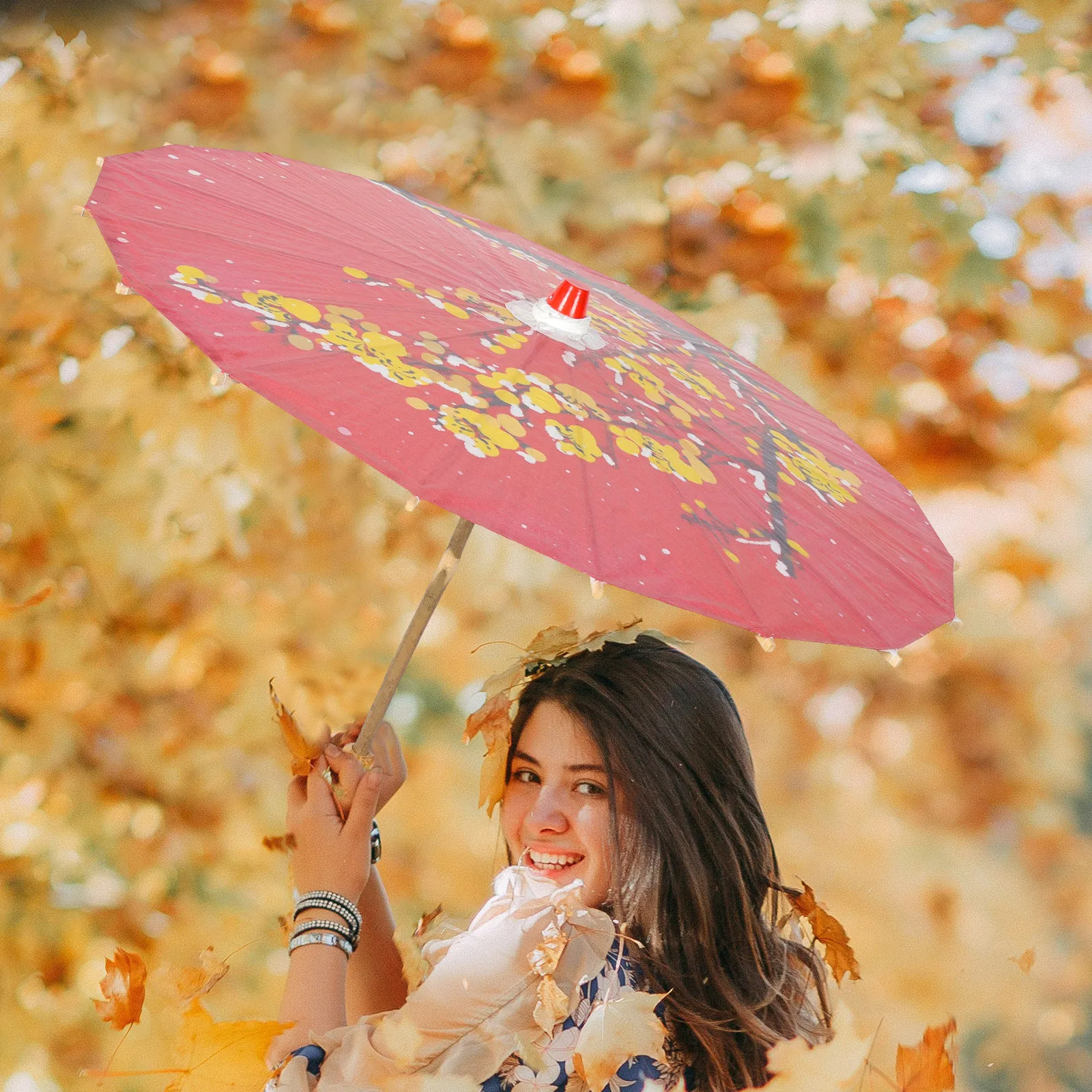 Red Paper Umbrella Prop Decorative Parasol for Dance Costumes Wedding Party Decorations Japanese Style Classical Art
Red Paper Umbrella Prop Decorative Parasol for Dance Costumes Wedding Party Decorations Japanese Style Classical Art