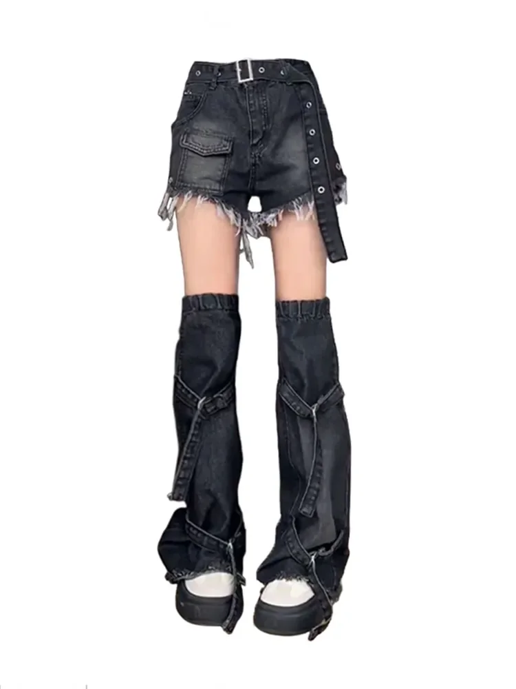 American Retro Black Denim Shorts Women High Waist Jeans Short Hot Pants Fashion Spring Summer Korean Streetwear Gothic Simple
American Retro Black Denim Shorts Women High Waist Jeans Short Hot Pants Fashion Spring Summer Korean Streetwear Gothic Simple