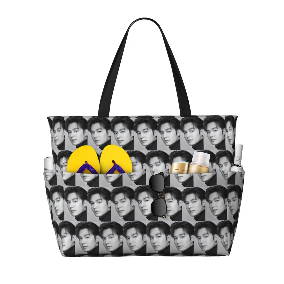 Kpop Lee Min Ho Beach Tote Bag Sport Gym Yoga Duffle Large Tote Bag Women Travel Bag Fitness bag
Kpop Lee Min Ho Beach Tote Bag Sport Gym Yoga Duffle Large Tote Bag Women Travel Bag Fitness bag