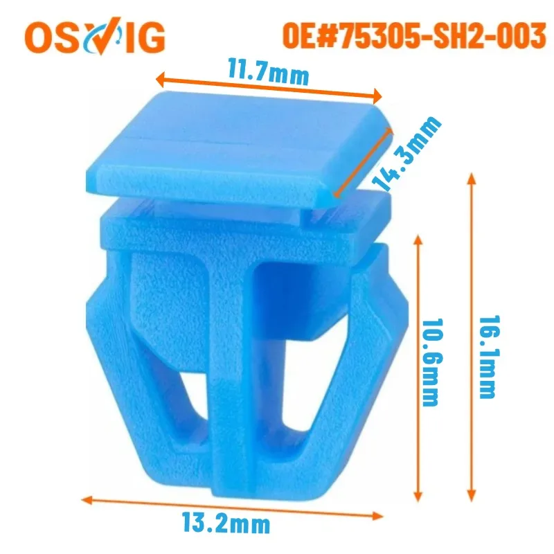 20PCS OE#75305-SH2-003 For Honda Accord Civic CRX Body Side Moulding Retainer Clips
20PCS OE#75305-SH2-003 For Honda Accord Civic CRX Body Side Moulding Retainer Clips