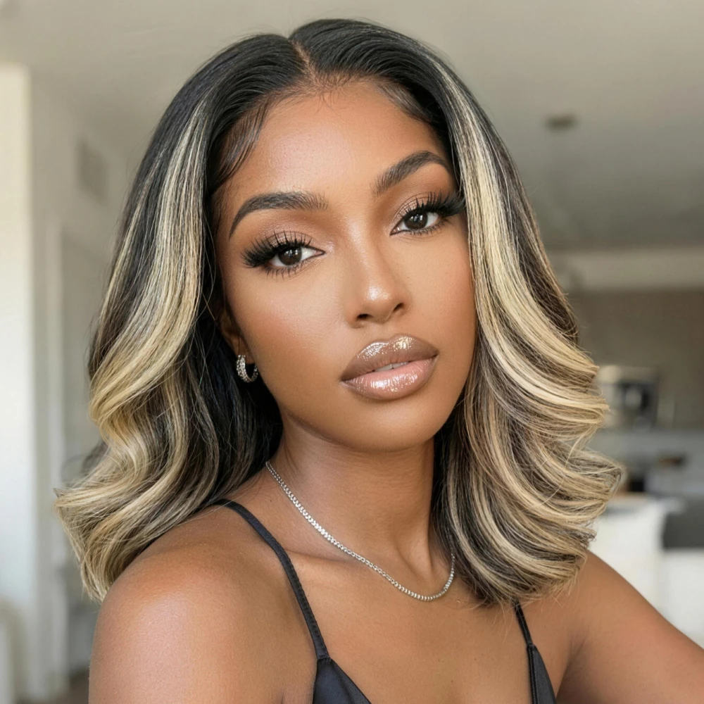 UNice 7x5 Bye Bye Slip™ Lace Dark Brunette with Ash Blonde Highlight Layered Wavy Bob Wig Human Hair with Invisi Drawstring
UNice 7x5 Bye Bye Slip™ Lace Dark Brunette with Ash Blonde Highlight Layered Wavy Bob Wig Human Hair with Invisi Drawstring