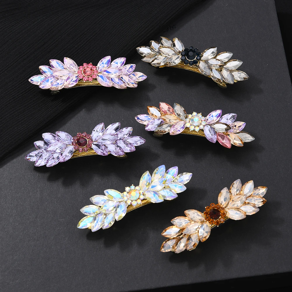 Exquisite hair clips, princess hair accessories, crystal spring clips, high-end design sense, and colorful accessories
Exquisite hair clips, princess hair accessories, crystal spring clips, high-end design sense, and colorful accessories