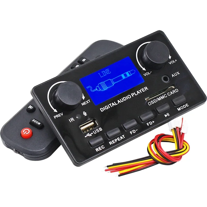 LCD Bluetooth Audio Decoding Board Diy Radio Audio Box Motherboard SD Card Usb USB Lossless Player FM Radio
LCD Bluetooth Audio Decoding Board Diy Radio Audio Box Motherboard SD Card Usb USB Lossless Player FM Radio