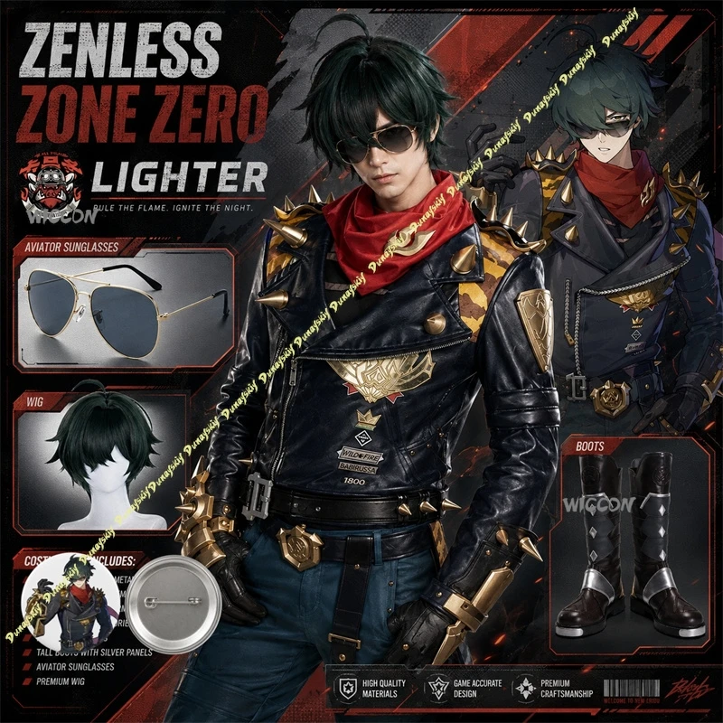 Zenless Zone Zero Costume Lighter Cosplay Costume High Quality Cosplay Outfit Halloween Costume Role Play Clothing
Zenless Zone Zero Costume Lighter Cosplay Costume High Quality Cosplay Outfit Halloween Costume Role Play Clothing