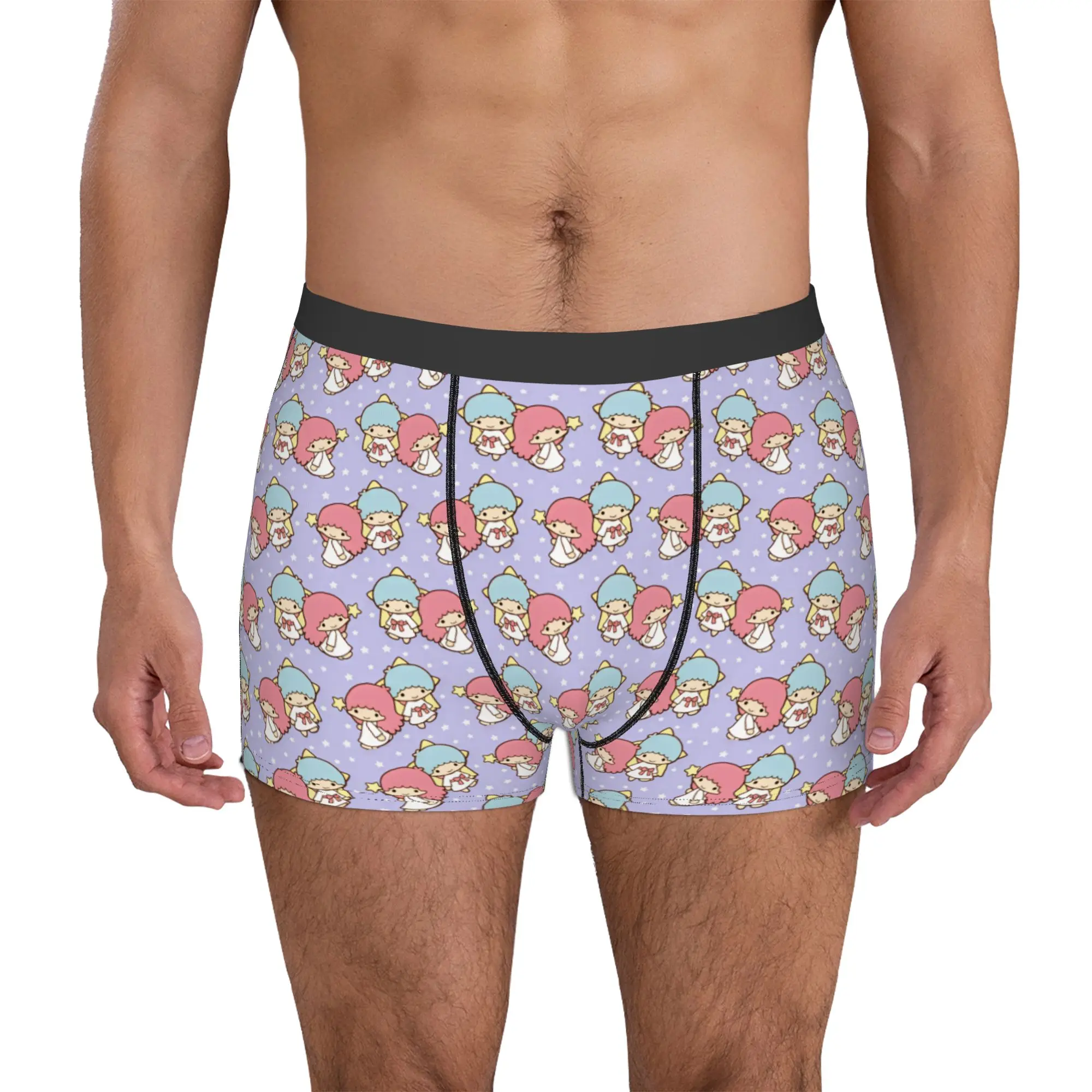 Little Twin Stars Kiki Lala Boxers Shorts Men Cartoon Briefs Underwear Novelty Underpants
Little Twin Stars Kiki Lala Boxers Shorts Men Cartoon Briefs Underwear Novelty Underpants