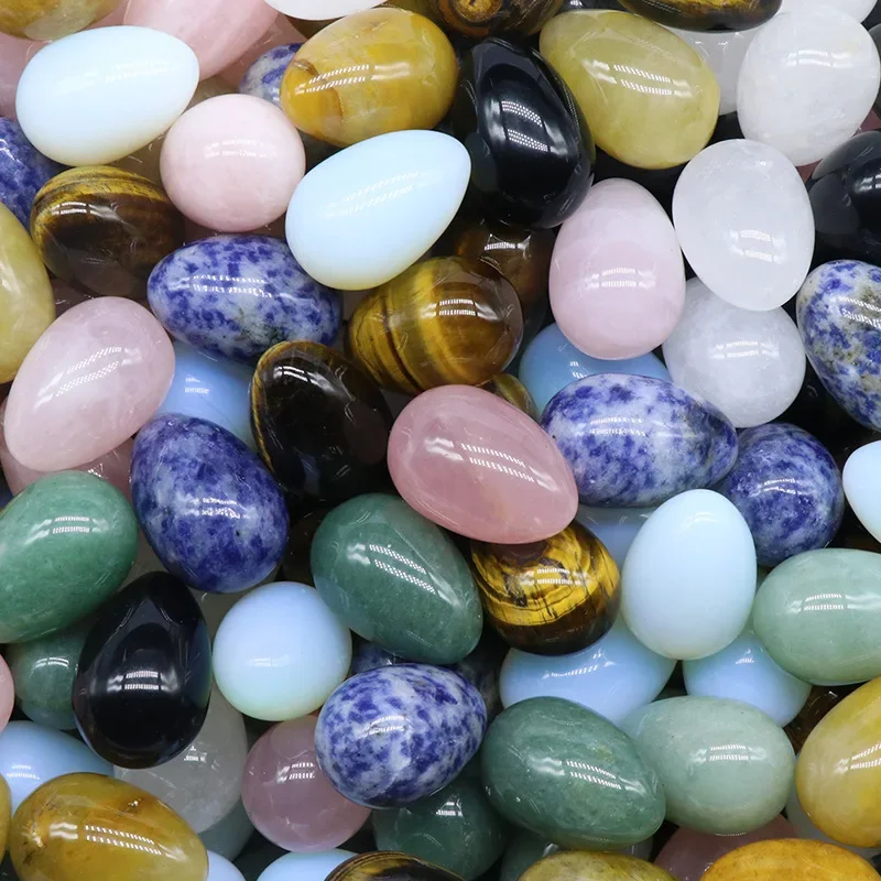 1pcs Egg Shaped 30mm Crystal Jade Small Egg Mining Bird Egg Stone Easter Colored Egg Natural Crystal Stone Gypsum Dropshipping
1pcs Egg Shaped 30mm Crystal Jade Small Egg Mining Bird Egg Stone Easter Colored Egg Natural Crystal Stone Gypsum Dropshipping