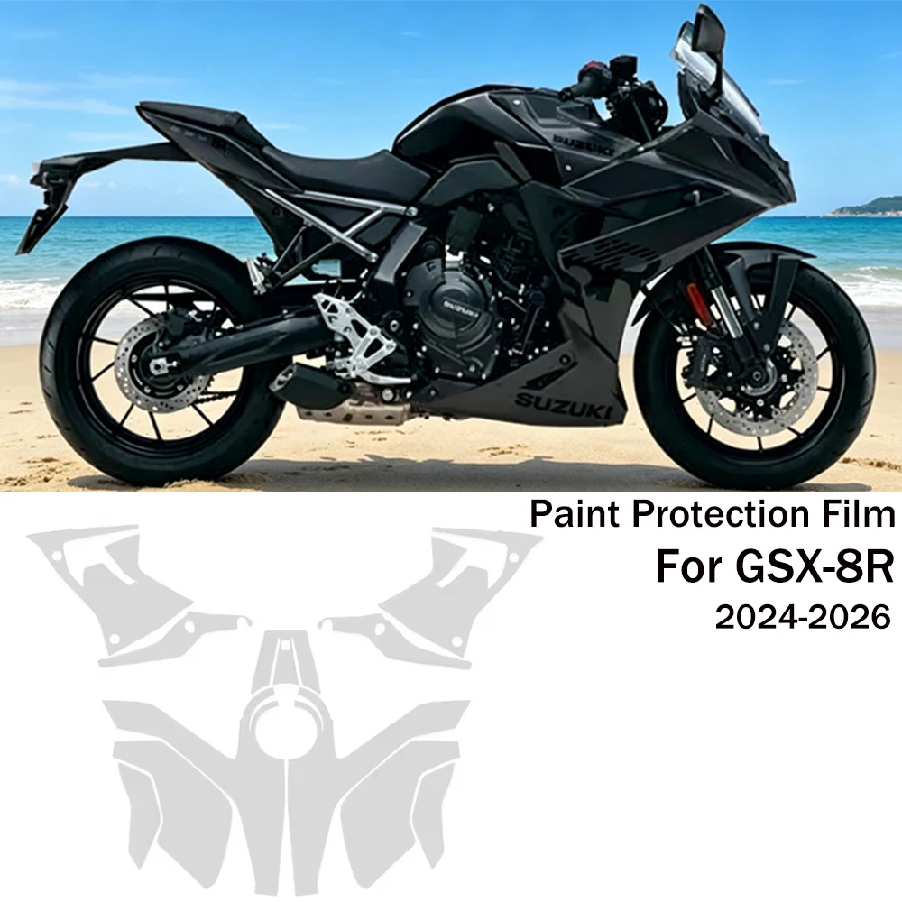 GSX-8 R 2024-2026 Paint Protection Film Motorcycle Anti-scratch Transparent Bodykit For SUZUKI GSX-8R TPU Protective Film PPF
GSX-8 R 2024-2026 Paint Protection Film Motorcycle Anti-scratch Transparent Bodykit For SUZUKI GSX-8R TPU Protective Film PPF