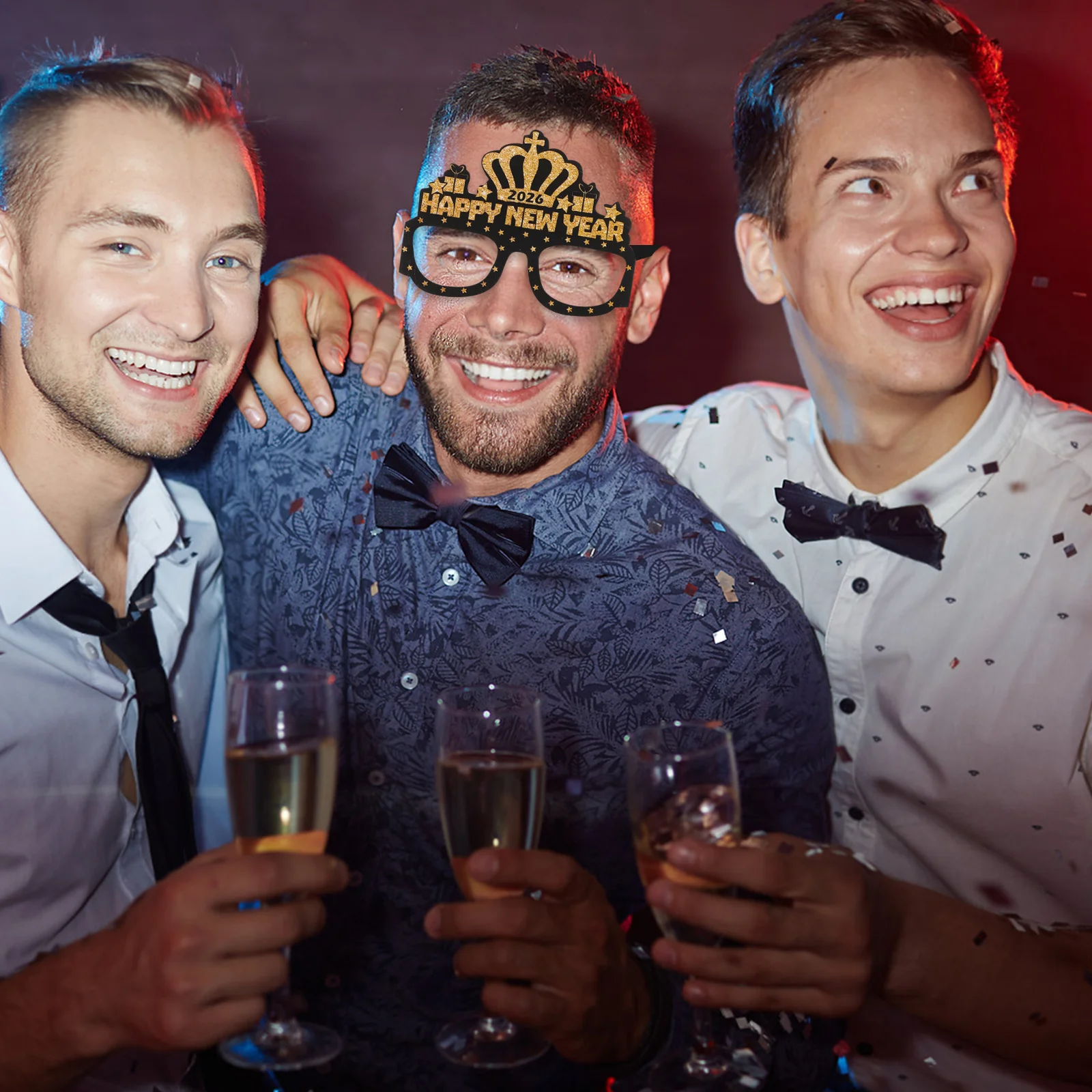 5Sets New Year Party Paper Eyeglasses 2026 Glitter Frames Photo Props Happy New Year Party Decorations 2026 Glitter Glasses
5Sets New Year Party Paper Eyeglasses 2026 Glitter Frames Photo Props Happy New Year Party Decorations 2026 Glitter Glasses