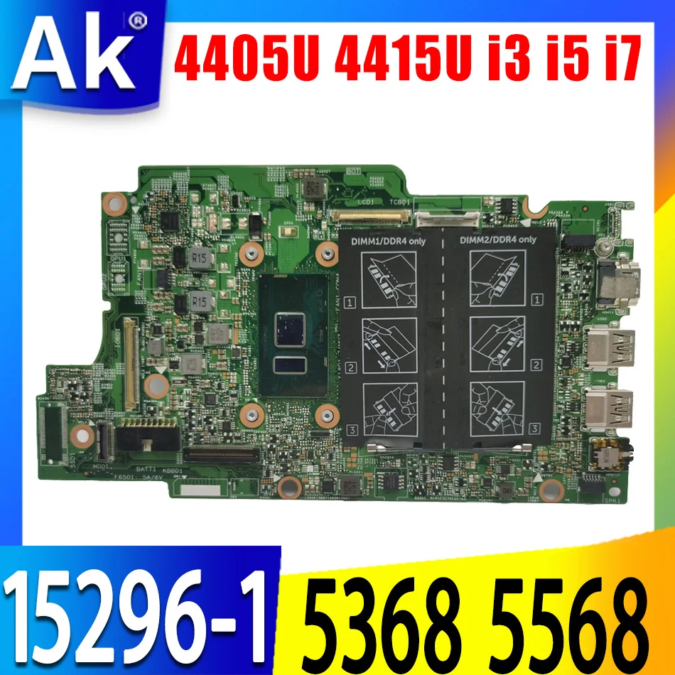 For Dell I5368 I7368 I5568 I7569 I7779 L3 Motherboard 15296-1 4415U 0PJDNR 0W4VKP Mainboard Inspiron 5568 5368 7579 7368 3379
For Dell I5368 I7368 I5568 I7569 I7779 L3 Motherboard 15296-1 4415U 0PJDNR 0W4VKP Mainboard Inspiron 5568 5368 7579 7368 3379