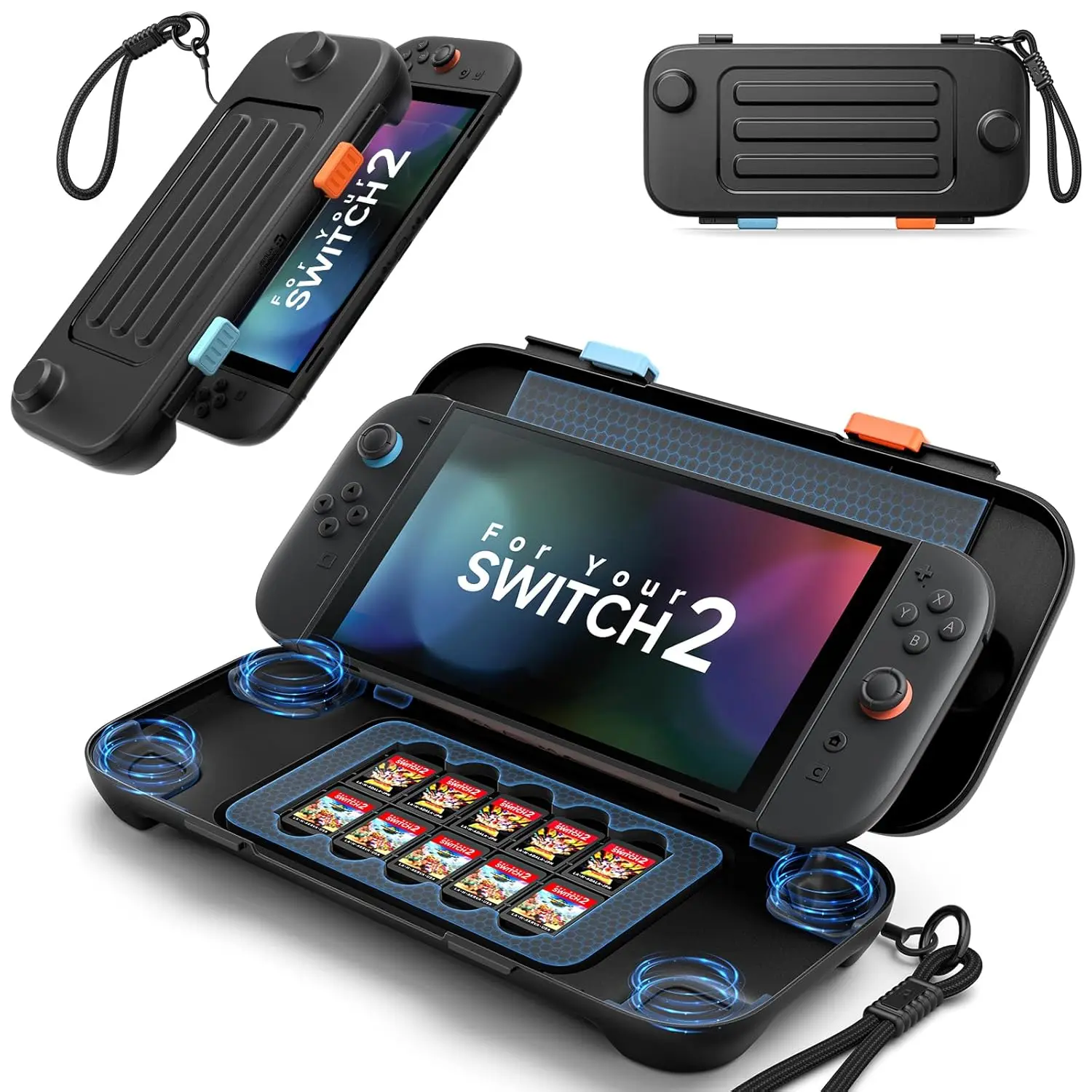 Hard Carrying Case for Nintendo Switch 2 (2025), PC Protective Shell for Switch 2 Storage, Travel, Built-in 10 Game Card Slot
Hard Carrying Case for Nintendo Switch 2 (2025), PC Protective Shell for Switch 2 Storage, Travel, Built-in 10 Game Card Slot