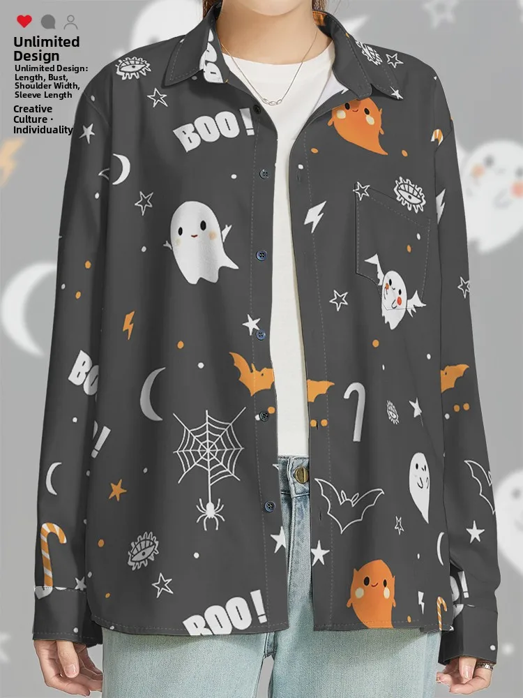 Милый призрак Хэллоуин fiti крутой большой размер длинный све irt мужские женские повседневные прямые ноги с принтом смесь полиэстера irt
Милый призрак Хэллоуин fiti крутой большой размер длинный све irt мужские женские повседневные прямые ноги с принтом смесь полиэстера irt