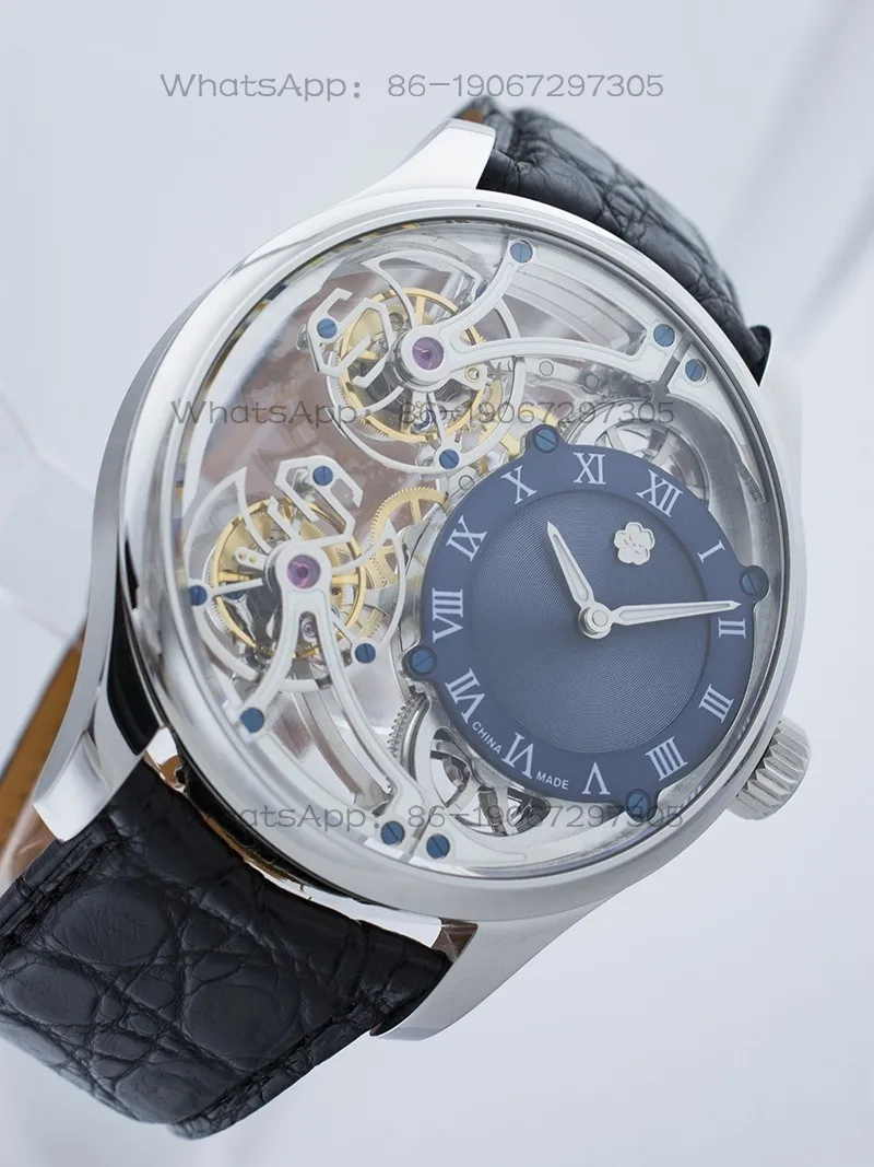 8SSS China Sakura YINGHUA forward and reverse double tourbillon flying suspension watch men's luminous mechanical watch steel
8SSS China Sakura YINGHUA forward and reverse double tourbillon flying suspension watch men's luminous mechanical watch steel