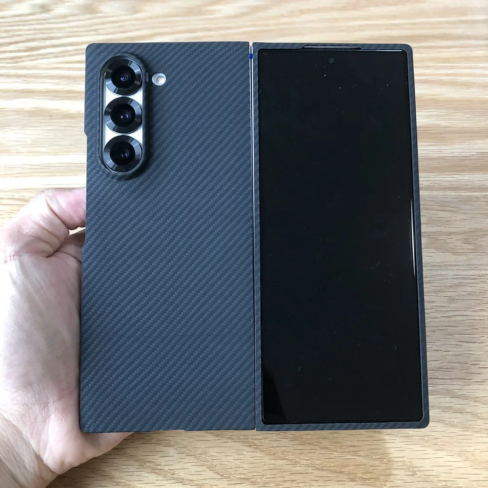 Чехол HKFD для арамидного чехла из углеродного волокна для Samsung Galaxy Z Fold6 Fold 6, кевларовый реальные фотографии
Чехол HKFD для арамидного чехла из углеродного волокна для Samsung Galaxy Z Fold6 Fold 6, кевларовый реальные фотографии