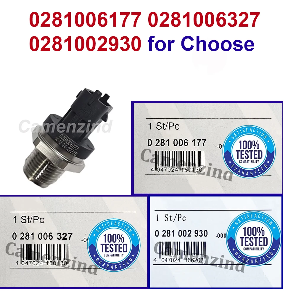 Diesel Car Fuel Rail Pressure Sensor 0281002930 0281006177 0281006327 for Alfa Romeo Chrysler Citroen Fiat Ford Jeep
Diesel Car Fuel Rail Pressure Sensor 0281002930 0281006177 0281006327 for Alfa Romeo Chrysler Citroen Fiat Ford Jeep