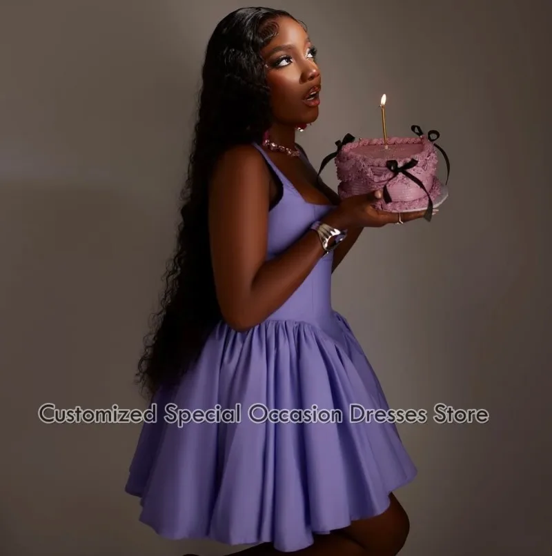 Purple Homecoming Dresses For Girls 2026 A Line Simple Sleeveless Graduation Cocktail Dress Birthday Evening Gowns Customized
Purple Homecoming Dresses For Girls 2026 A Line Simple Sleeveless Graduation Cocktail Dress Birthday Evening Gowns Customized