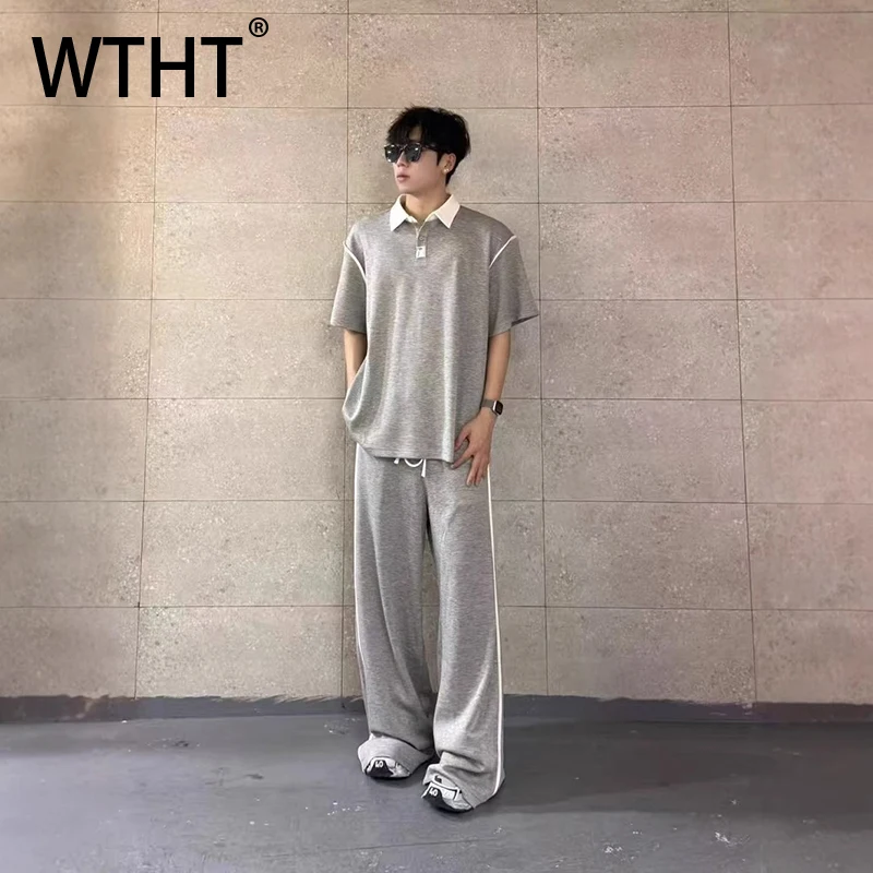 WTHT модные мужские полосатые контрастные цветные свободные футболки с лацканами, модные эластичные брюки с высокой талией и рисунком, мужские брюки, лето 2022, 2A1084
WTHT модные мужские полосатые контрастные цветные свободные футболки с лацканами, модные эластичные брюки с высокой талией и рисунком, мужские брюки, лето 2022, 2A1084