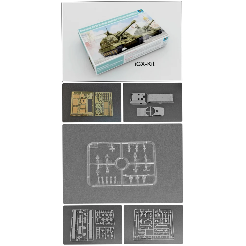 Trumpeter 05574 1/35 Российская самоходная 152-мм гаубица 2С19 МСТ-С, подарочный пластиковый сборный макет для демонстрации, набор для сборки модели
Trumpeter 05574 1/35 Российская самоходная 152-мм гаубица 2С19 МСТ-С, подарочный пластиковый сборный макет для демонстрации, набор для сборки модели