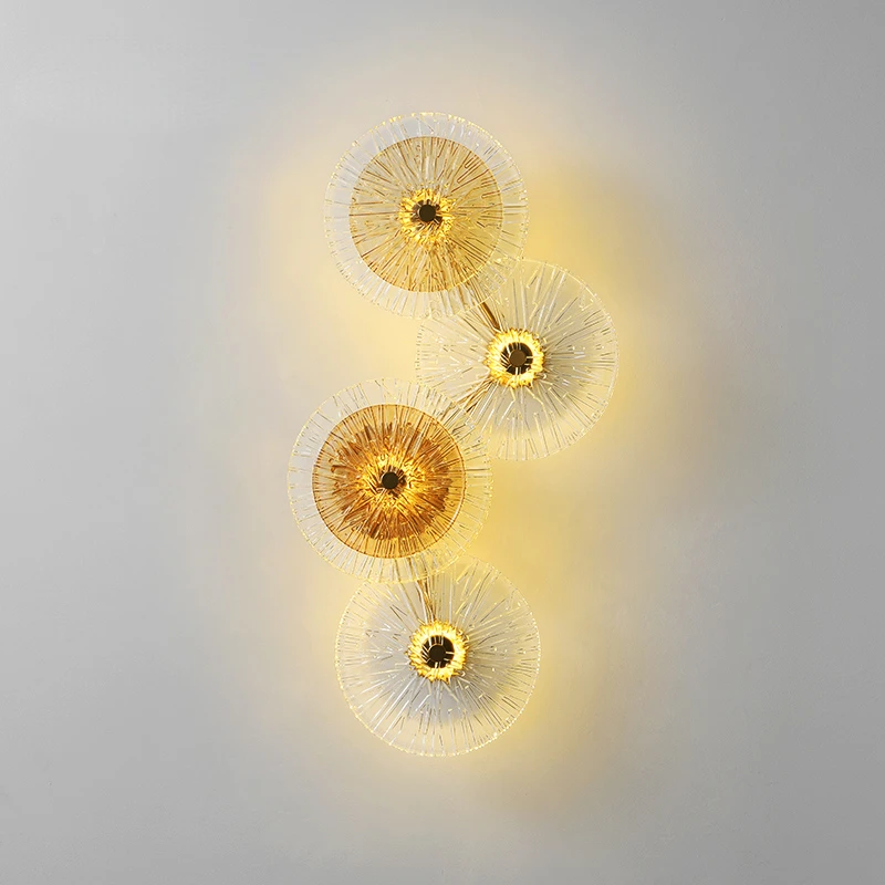 Postmodern light luxury wall lamp living room background wall bedside personalized glass aisle wall light
Postmodern light luxury wall lamp living room background wall bedside personalized glass aisle wall light