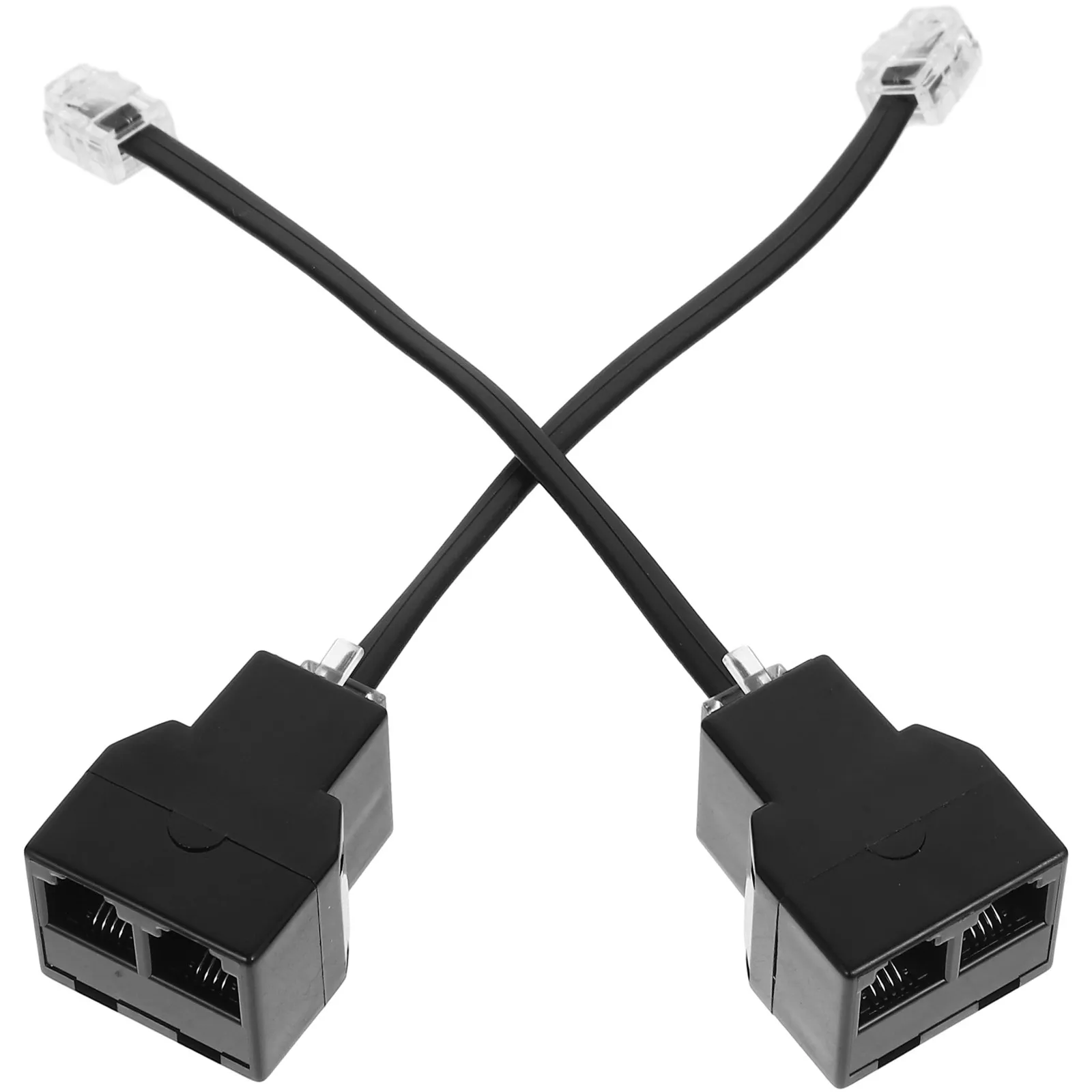 2Pcs Rj11 Telephone Line Adapter Splitter Detachable 6p4c Rj14 4-Core Cable Adapter Phone Splitter Telephone Supplies
2Pcs Rj11 Telephone Line Adapter Splitter Detachable 6p4c Rj14 4-Core Cable Adapter Phone Splitter Telephone Supplies