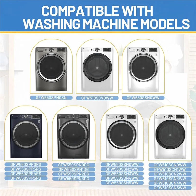 FAAJ-WH05X29521 Gasket For GE Washing Machine, Washer Door Boot Gasket Seal Replacement Washing Machine Door Seal
FAAJ-WH05X29521 Gasket For GE Washing Machine, Washer Door Boot Gasket Seal Replacement Washing Machine Door Seal