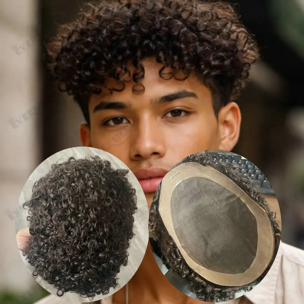 12mm Afro Kinky Curly Man Toupee 100% Human Hair Wigs 15mm 8mm Kinky Curly Weave Units Fine Mono Lace NPU Capillary Prosthesis
12mm Afro Kinky Curly Man Toupee 100% Human Hair Wigs 15mm 8mm Kinky Curly Weave Units Fine Mono Lace NPU Capillary Prosthesis