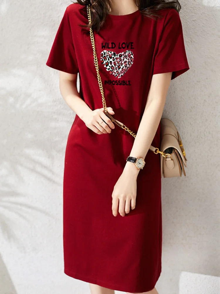 2022 Summer Fashion Printed Letter Dress Women Leopard Korean Casual Students Girls Midi Dresses Female Short Sleeve Vestidos
2022 Summer Fashion Printed Letter Dress Women Leopard Korean Casual Students Girls Midi Dresses Female Short Sleeve Vestidos