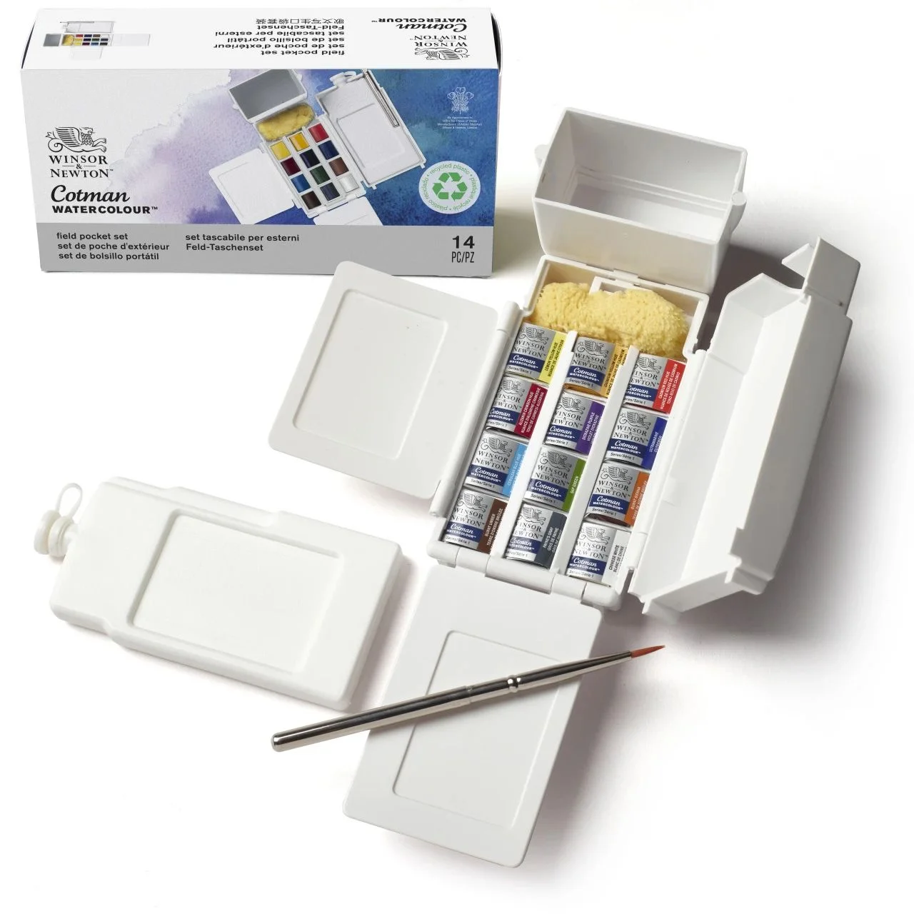 Winsor&Newton Cotman 12 Colors Portable Half-Block Watercolor Travel Luxury Pigment for Professional Painting & Sketching Artist
Winsor&Newton Cotman 12 Colors Portable Half-Block Watercolor Travel Luxury Pigment for Professional Painting & Sketching Artist