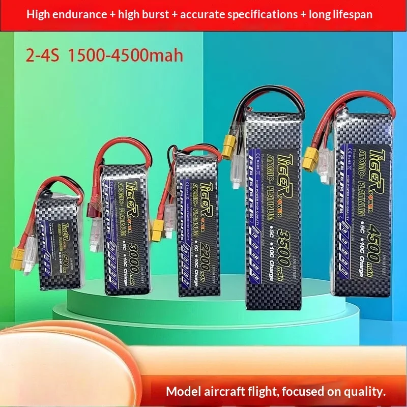 Аккумулятор для модели RC — высокая скорость разряда LiPo 2S 3S 4S 40C 7,4 В/11,1 В 2200/3000/4500 мАч
Аккумулятор для модели RC — высокая скорость разряда LiPo 2S 3S 4S 40C 7,4 В/11,1 В 2200/3000/4500 мАч