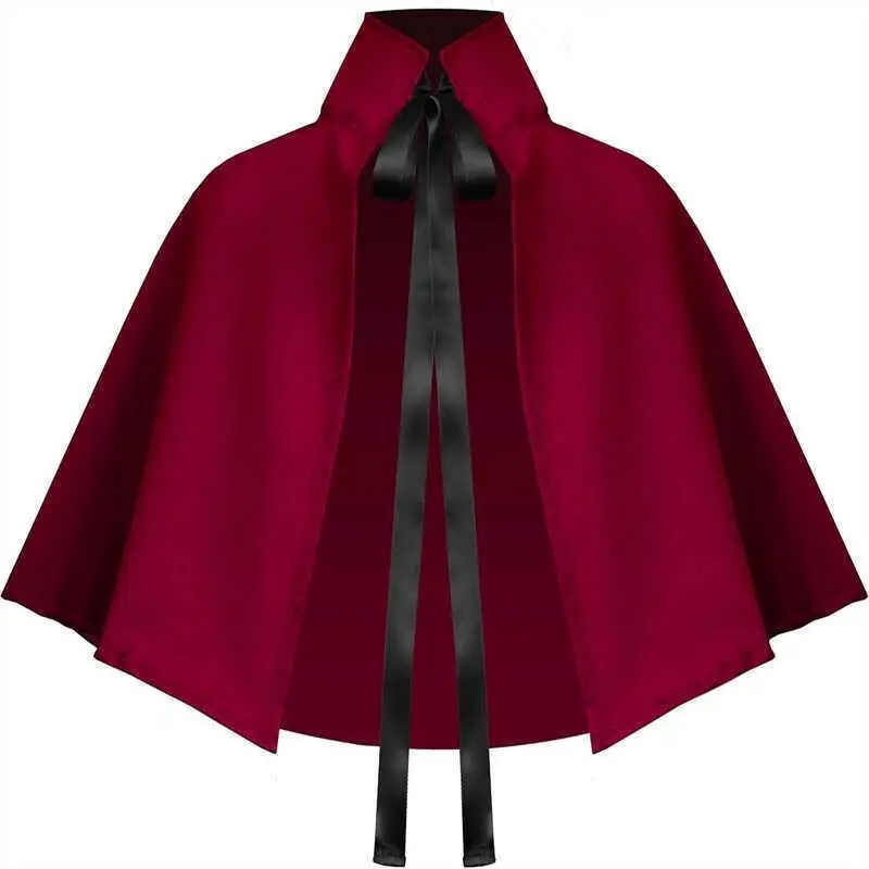 Red Short Medieval Knight Coat Halloween Cosplay Outfit Stand Collar Cowl Neck Robe Women's Ethnic Stage Costume Jacket
Red Short Medieval Knight Coat Halloween Cosplay Outfit Stand Collar Cowl Neck Robe Women's Ethnic Stage Costume Jacket